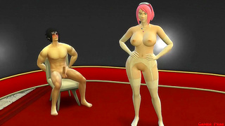 Sakuras Forbidden Wedding Night: Husband Witnesses Her Steaming Affair