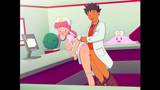 Brock Claims Nurse Joy with Fiery Passion in Steaming Pokmon Encounter