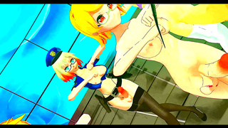 Futa Goddess Seduces Loving Pair with Hypnotic Strip Routine