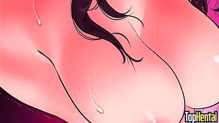 Milf Teacher Tempted by Mighty Heros Charm in Steaming Stepfamily Anime Tale