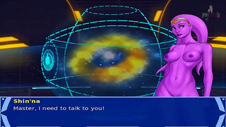 Alien Temptresses Use Busty Curves Big Cocks to Seduce Space Heroes