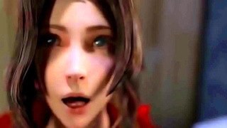 Aerith Brings Forbidden Lust Through a Glowing Portal in FF Erotica