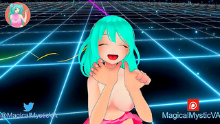 Anime Cutie Teases Seduces Partner in Steaming Virtual Reality Rendezvous