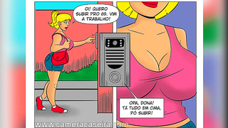 Naughty Favela Maidens Seduce Danger in Sultry Hentai Fantasy Escape