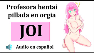 Mafuyu-Sensei Ignites Steamy Threesome JOI Fantasy with Eager Students