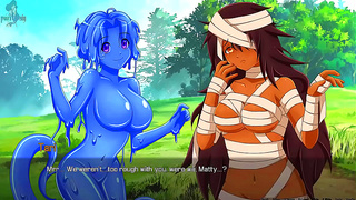 Tari Lures Jilly into Sensual Swamp Tryst with Slippery Embrace