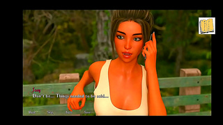 Voluptuous brunette dominates steamy 3D anime encounter