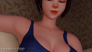 Mei Dominates with Busty Curves on Massive Cock in Steamy Overwatch Fuck Fest