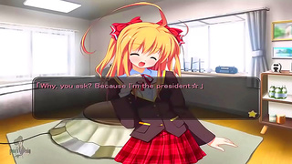 Blonde Bombshell Leads Erotic Space Rendezvous as Anime Class Pres
