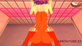 Sakura Teases Naruto with Sensual Oral Touches in Steaming 3D Fantasy