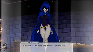 Raven Seduced by Blonde Teen Titans in Hot Hentai Fantasy Action