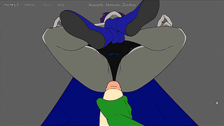 Starfire Surrenders to Ravens Seductive Embrace in Hot Titan Tryst