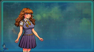 Hermione Tempts Akabur in Hot Hogwarts Livestream Encounter