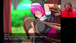 Nun Succumbs to Sinful Desire During Forbidden Rosary Pleasure Rite