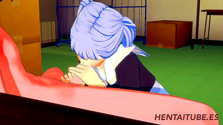 Noelle Surrenders to Fiery Blowjob Creampie Pleasure in 3D Hentai Fantasy