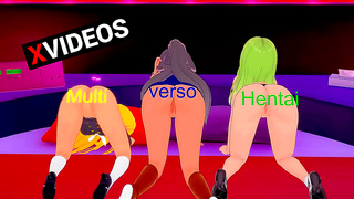 Enchanting Lesbian Spellcasting Leads to Hot Cartoon Lust Frenzy