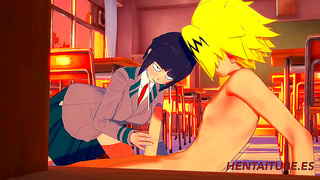 Jiro Kaminari Ignite Classroom Desire in Spicy My Hero Academia Fantasy