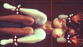 Buxom Doggirl Gets Filled With Cum in Hot Uncut Hentai Action