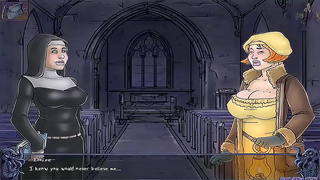 Naughty Nun Hentai Beauties Indulge Forbidden Lust in Holy Temple Rendezvous