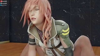 Lightnings Forbidden Pleasure Unleashed in Fiery Final Fantasy Encounter