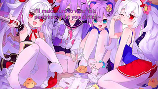 Azur Lane Beauty Seduces with Lace-Foot Play Steamy Solo Act