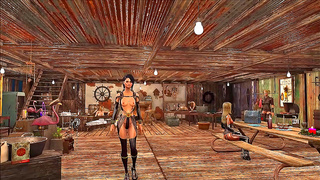 Chyler Leigh Commands Wasteland Catwalk in Daring Fallout 4 Fantasy