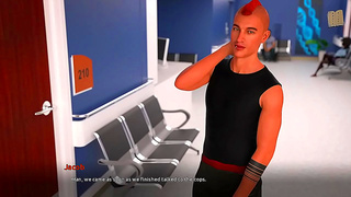 Rockstar Tempts Voluptuous Animator Muse in Hot Virtual Romance Adventure