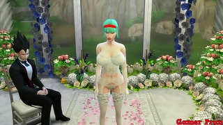 Bulmas Secret Affair: Steamy Wedding Night Betrayal in Hot Hentai Action