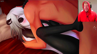 Foxy Futa Allures Warrior with Voluptuous Charm in Hot Space Tryst