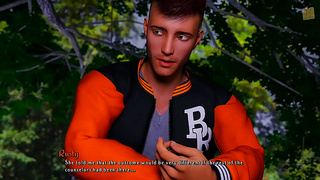 Ginger College Boy Rides Huge Dick in Hot 3D Anime School Fuck Fest