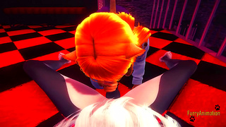 Catboy Cuddles Turn Hot as Furry Boys Collide in Steaming 3D Gay Sex