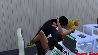 Hinata Seduces Kushina with Fiery Kissing in Hot NaruSaku Tryst