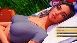 Busty Goddess Rides Huge Cock Dominantly in Hot 3D Hentai Fantasy
