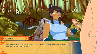 Katara Korras Secret Tryst Ignites Sparks with Asami in Avatar Desire