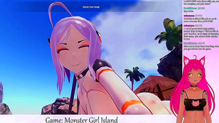 Neko Teases Curvy Beast Girls in Hot VR Game Adventure