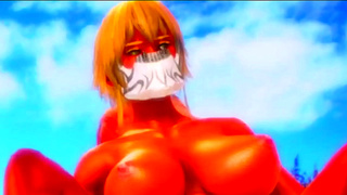 Tia Harribel Dominated Hard in Heated Stand-Up Hentai Action