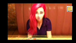 Pink-Haired Beauty Seduces Young Stud in Spicy Animated Encounter