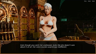 Albino Warrior Initiated by Buff Brothers in Steamy Hentai Battle Rite