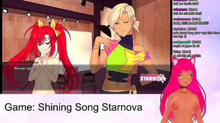 Mariyas Sensual Neko Fantasies Ignite in Shining Song Starnova VR Heat