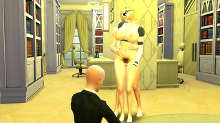 Naughty Wife Cheats with Boss in Hot Dragon Ball Anal Adventure