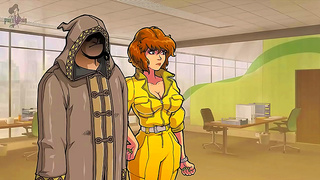 April ONeil Succumbs to Akaburs Tempting Genie Powers in Forbidden Tryst