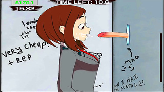 Mina Ashido Indulges in Taboo Desires in Hot My Hero Academia Fantasy