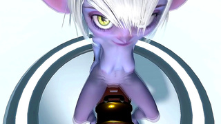 Tristana Fires Up Pleasure with Steamy Solo Ride in LoL Fantasy World