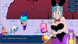 Bulma Chi-Chi Seduce Vegeta in Hot Dragon Ball Time Travel Encounter