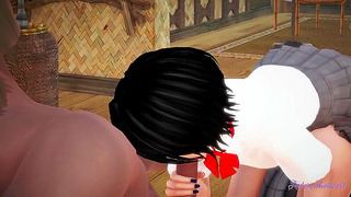 Rukia Yields to Burning Desire in Sultry Bleach Fantasy