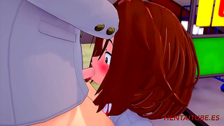 Momo Uraraka Explore Forbidden Desires with Huge Toys in Steamy MHA Scene