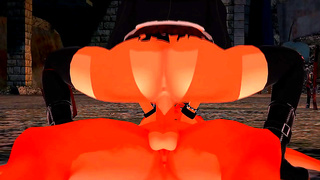 Annie Surrenders to Mikasas Touch in Hot 3D Hentai Makeout Scene