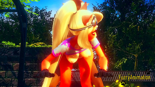 Coco Takes Control with Wild Blowjob Anal Ride in Crash Hentai
