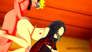 Naruto Dominates Nezuko in Fiery Hentai Fantasy Adventure