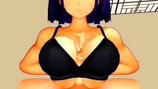 KanColle Seductress Tempts Sailor in Steamy MILF Titjob Blowbang Fantasy